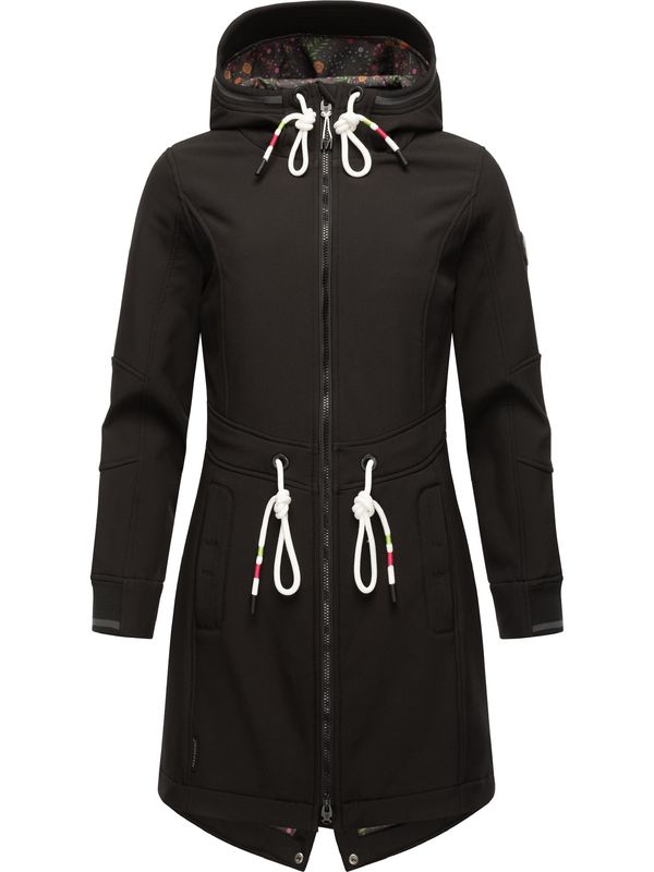 MARIKOO MARIKOO Функционално палто 'Mount Furnica'  черно / бяло