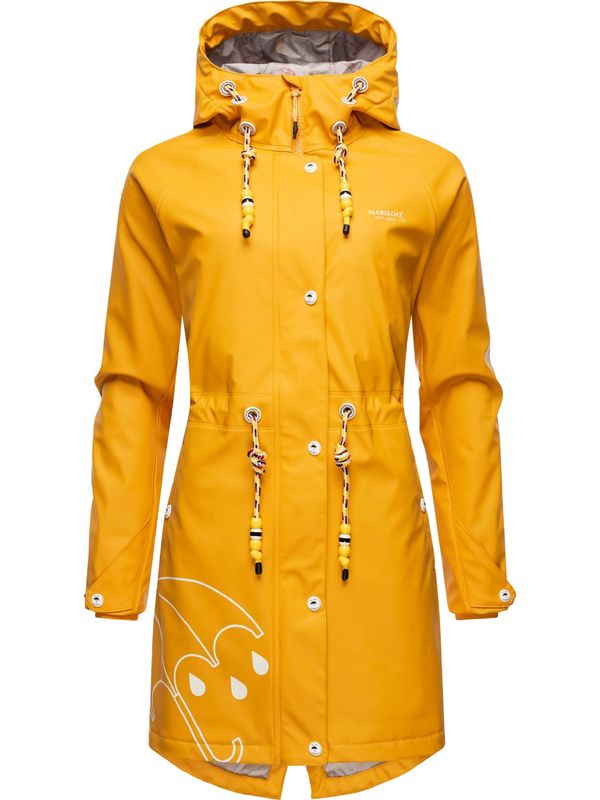 MARIKOO MARIKOO Функционално палто  жълто / бяло