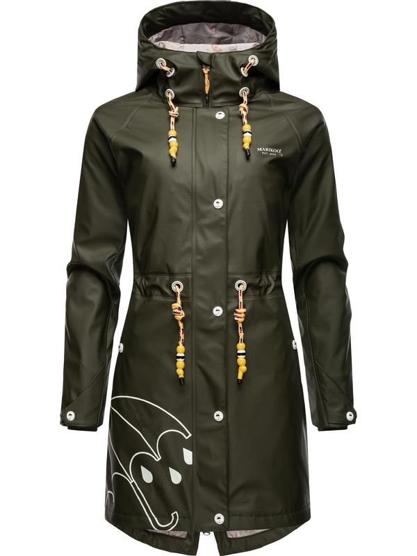 MARIKOO MARIKOO Функционално палто  жълто / маслина / бяло