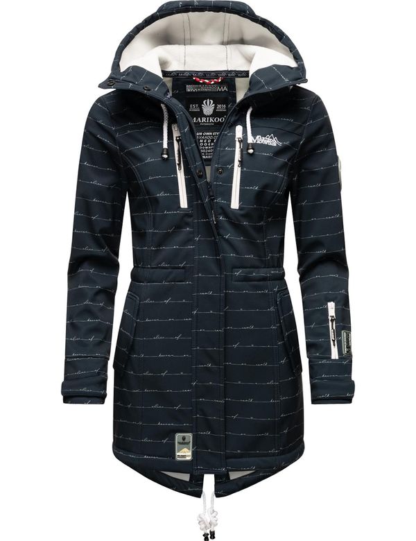 MARIKOO MARIKOO Функционално палто 'Zimtzicke'  бежово / нейви синьо / сиво / червено / бяло