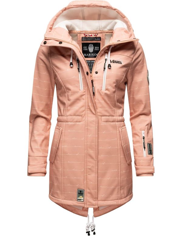 MARIKOO MARIKOO Функционално палто 'Zimtzicke'  бежово / сиво / розе / червено