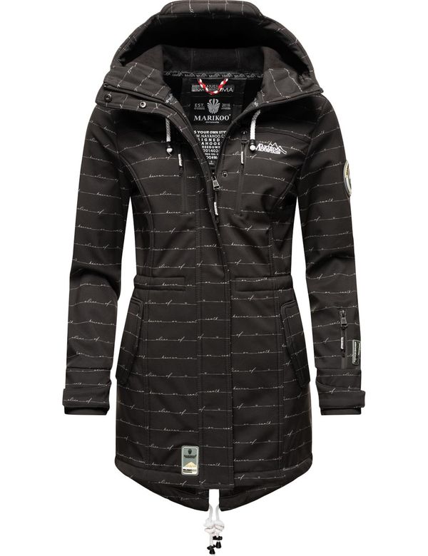 MARIKOO MARIKOO Функционално палто 'Zimtzicke'  бежово / зелено / червено / черно / бяло