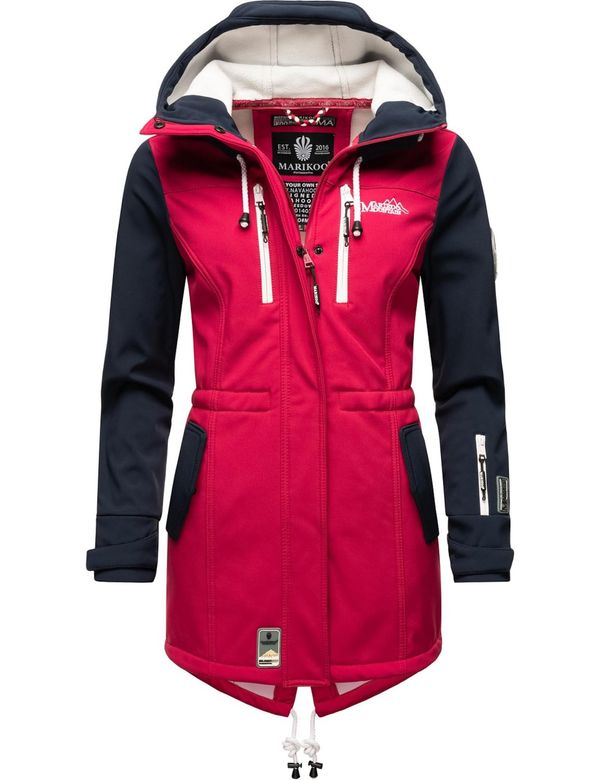 MARIKOO MARIKOO Функционално палто 'Zimtzicke'  нейви синьо / розово / бяло