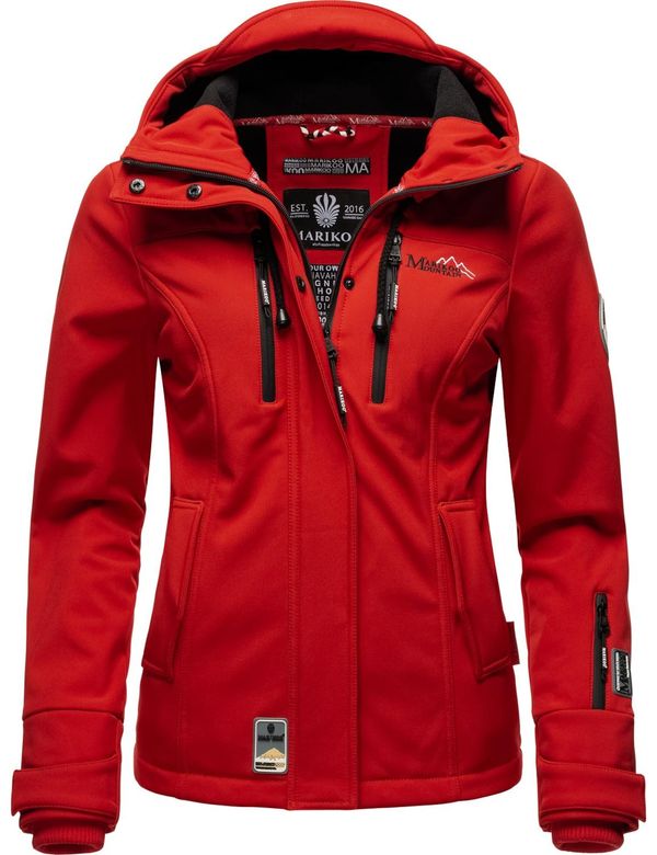 MARIKOO MARIKOO Функционално яке 'Kleine Zicke'  огнено червено / черно / бяло