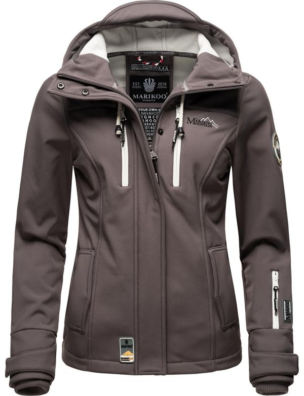 MARIKOO MARIKOO Функционално яке 'Kleine Zicke'  жълто / таупе сиво / черно / бяло