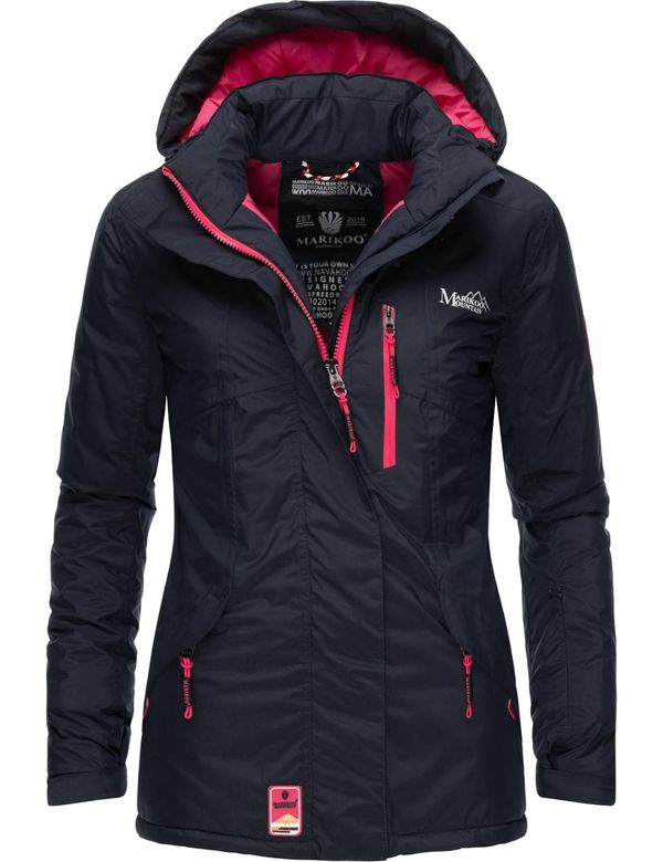 MARIKOO MARIKOO Функционално яке 'Rabeaa'  нейви синьо / алено / бяло