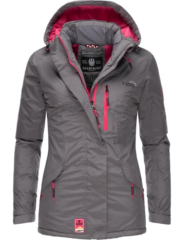 MARIKOO MARIKOO Функционално яке 'Rabeaa'  сиво / алено / бяло