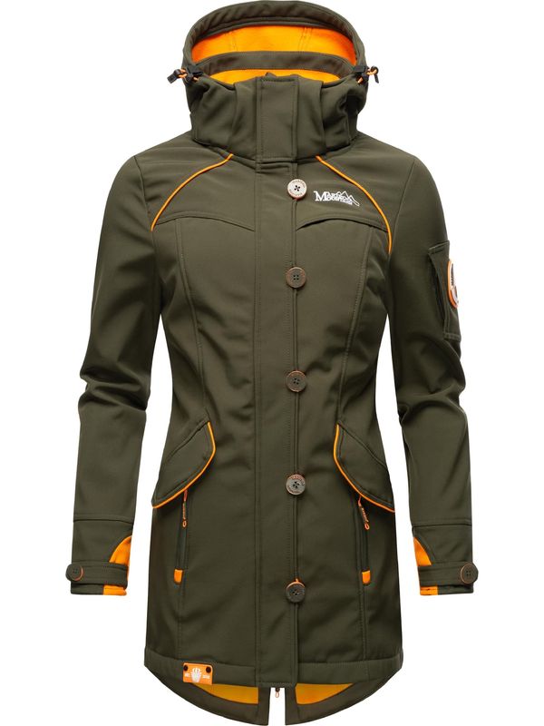 MARIKOO MARIKOO Функционално яке 'Soulinaa'  маслина / оранжево