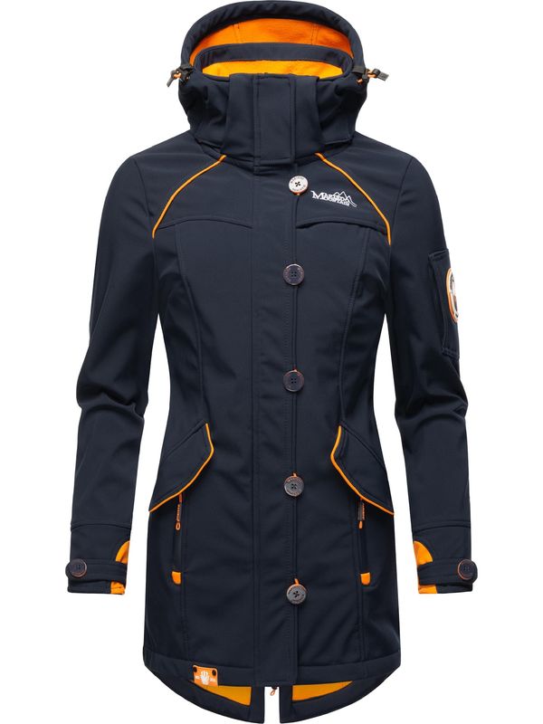 MARIKOO MARIKOO Функционално яке 'Soulinaa'  нейви синьо / оранжево / бяло