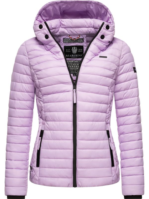 MARIKOO MARIKOO Преходно яке 'Samtpfote'  светлолилаво / черно