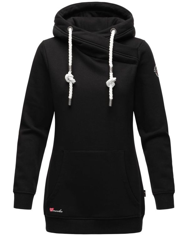 MARIKOO MARIKOO Суичър 'Izuyaa'  черно / бяло