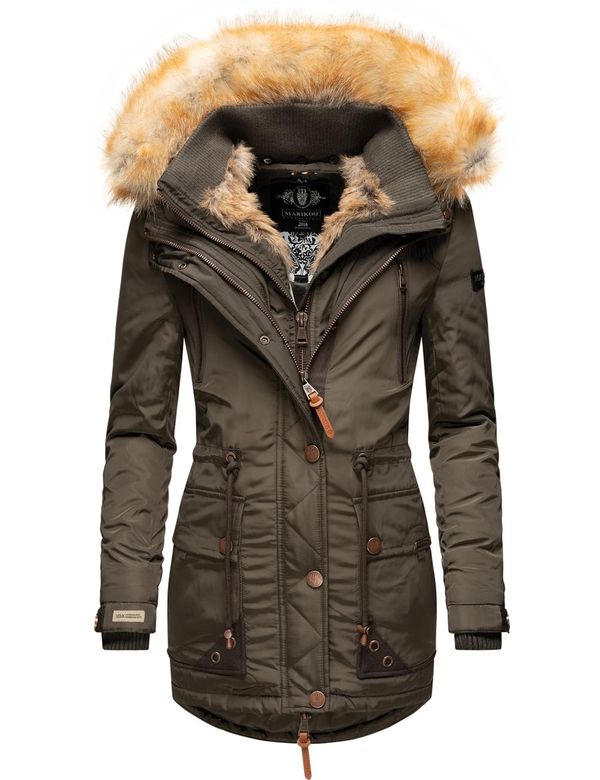 MARIKOO MARIKOO Зимна парка 'Grinsekatze'  тъмносиво