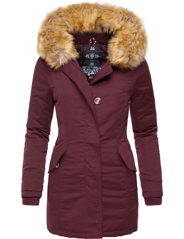 MARIKOO MARIKOO Зимна парка 'Karmaa'  винено червено