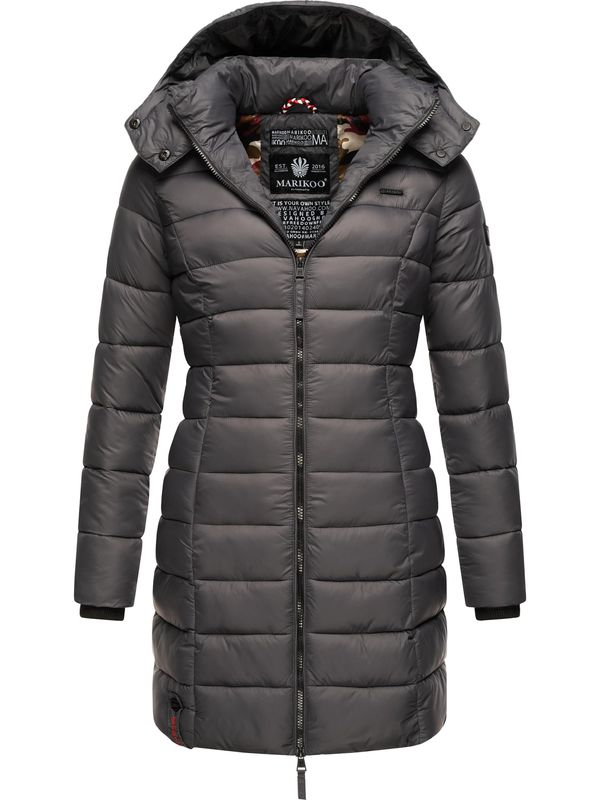 MARIKOO MARIKOO Зимно палто 'Abendsternchen'  антрацитно черно