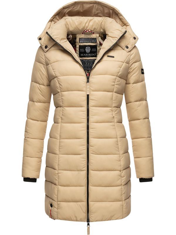 MARIKOO MARIKOO Зимно палто 'Abendsternchen'  бежово / черно