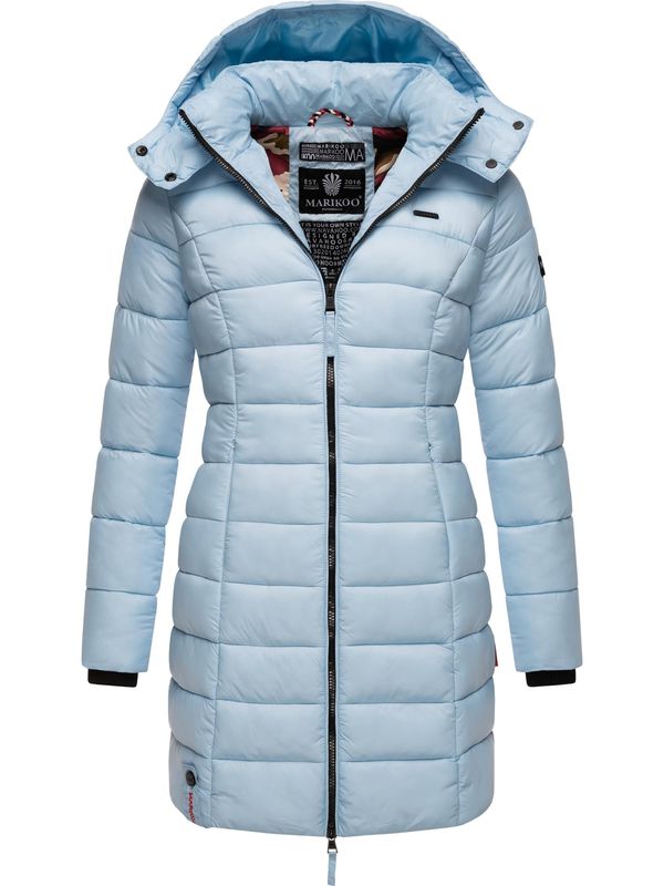 MARIKOO MARIKOO Зимно палто 'Abendsternchen'  светлосиньо / черно
