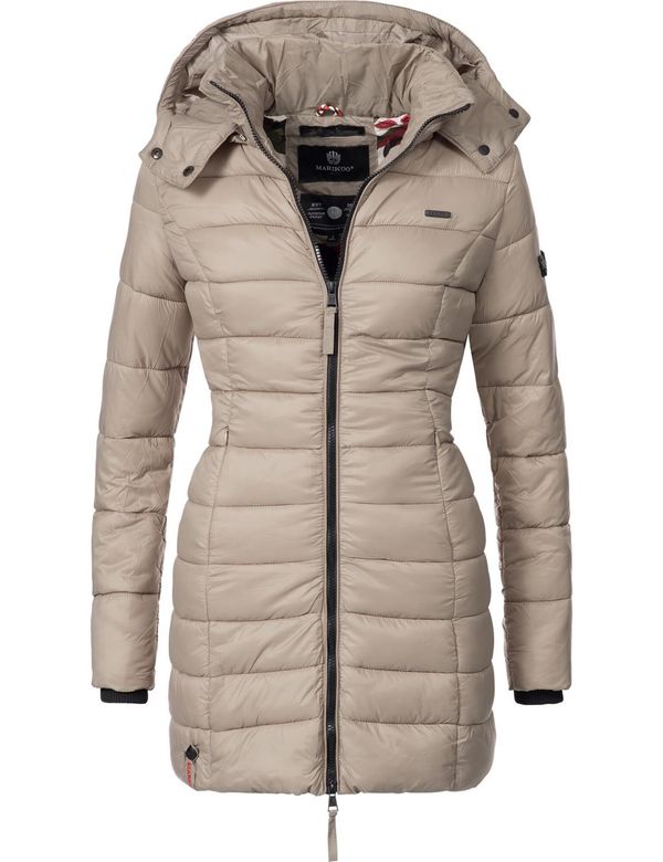 MARIKOO MARIKOO Зимно палто 'Abendsternchen'  таупе сиво