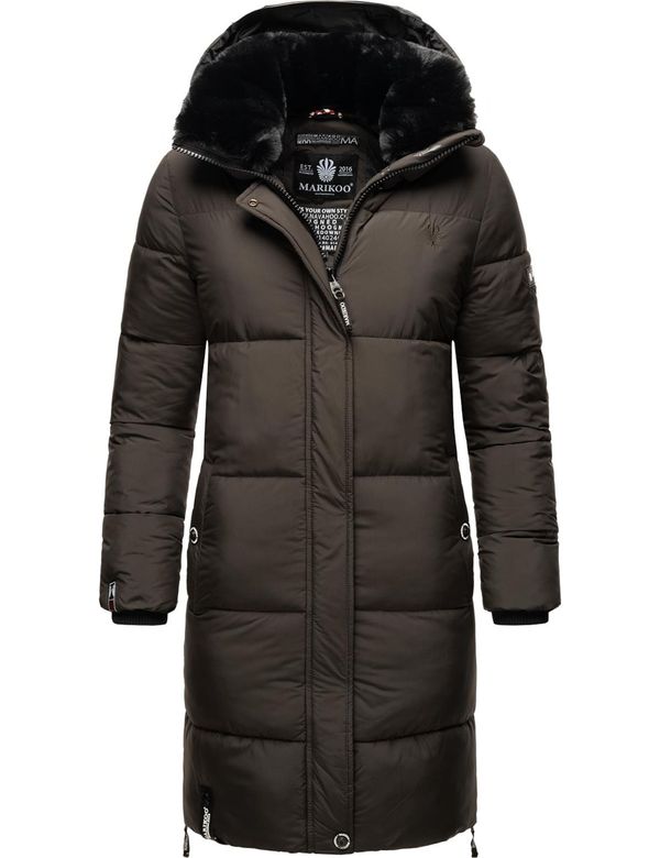 MARIKOO MARIKOO Зимно палто  антрацитно черно