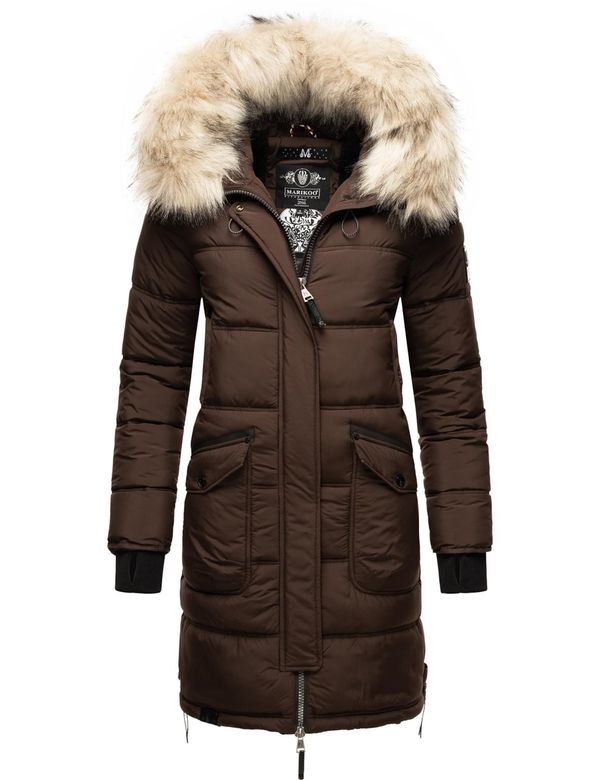 MARIKOO MARIKOO Зимно палто 'Chaskaa'  шоколад