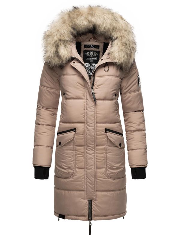 MARIKOO MARIKOO Зимно палто 'Chaskaa'  таупе сиво