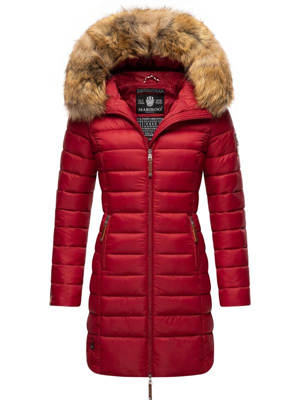 MARIKOO MARIKOO Зимно палто  карамел / тъмночервено