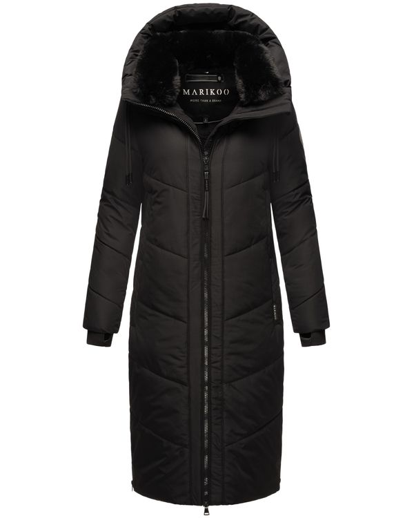 MARIKOO MARIKOO Зимно палто 'Nadaree XVI'  черно / бяло