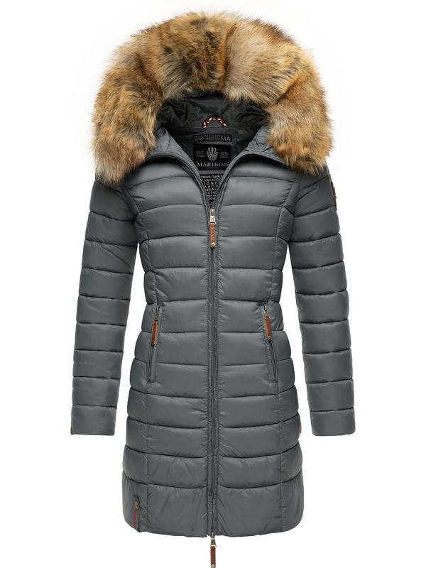 MARIKOO MARIKOO Зимно палто 'Rose'  сребърно сиво