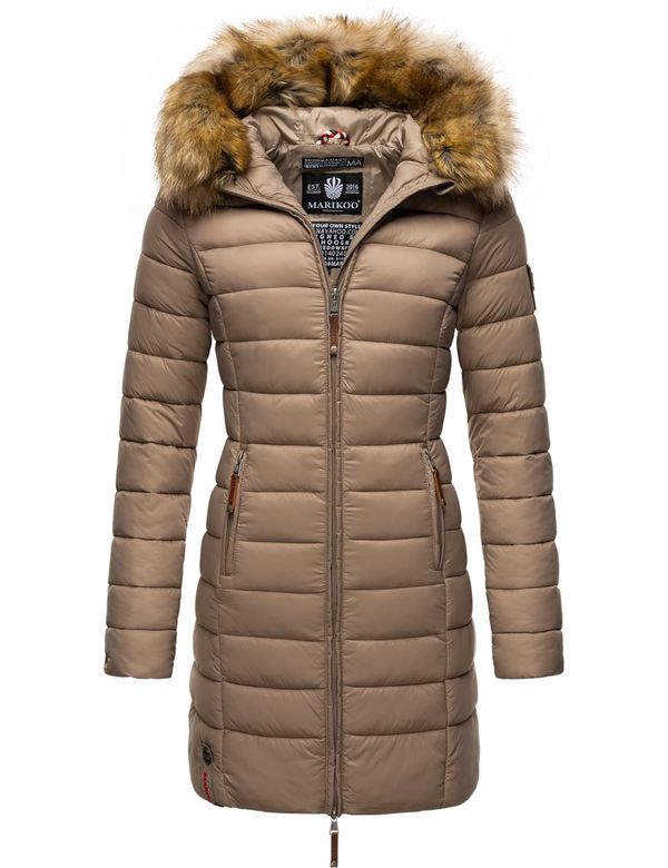 MARIKOO MARIKOO Зимно палто 'Rose'  тъмнобежово
