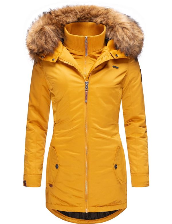 MARIKOO MARIKOO Зимно палто 'Sanakoo'  златистожълто