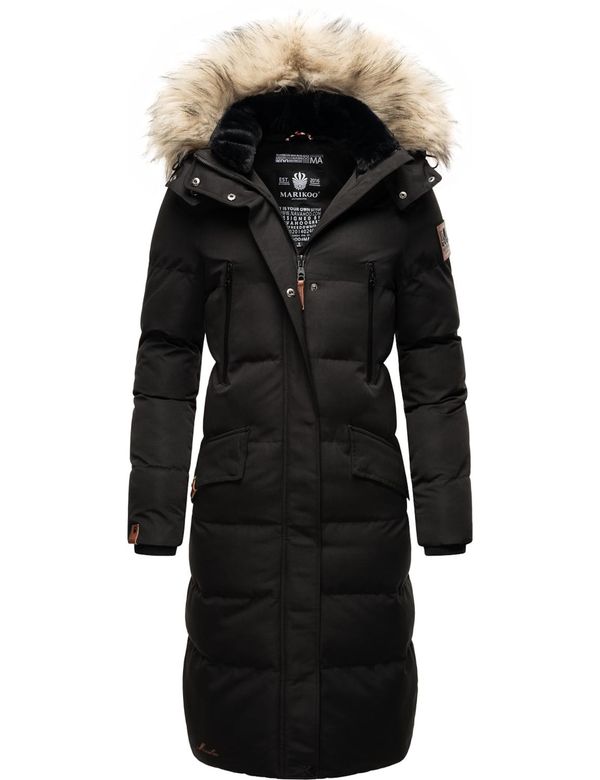 MARIKOO MARIKOO Зимно палто 'Schneesternchen'  черно