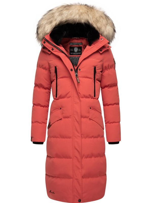 MARIKOO MARIKOO Зимно палто 'Schneesternchen'  гренадин / черно