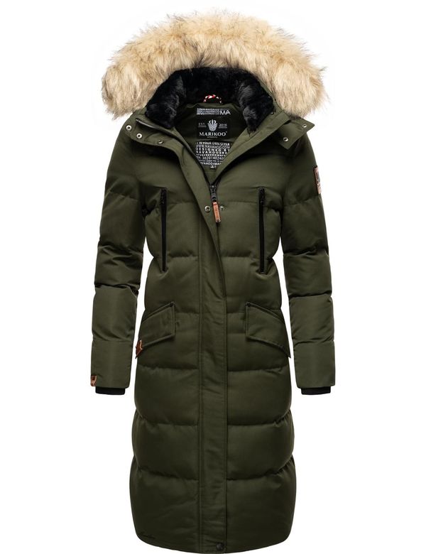MARIKOO MARIKOO Зимно палто 'Schneesternchen'  зелено