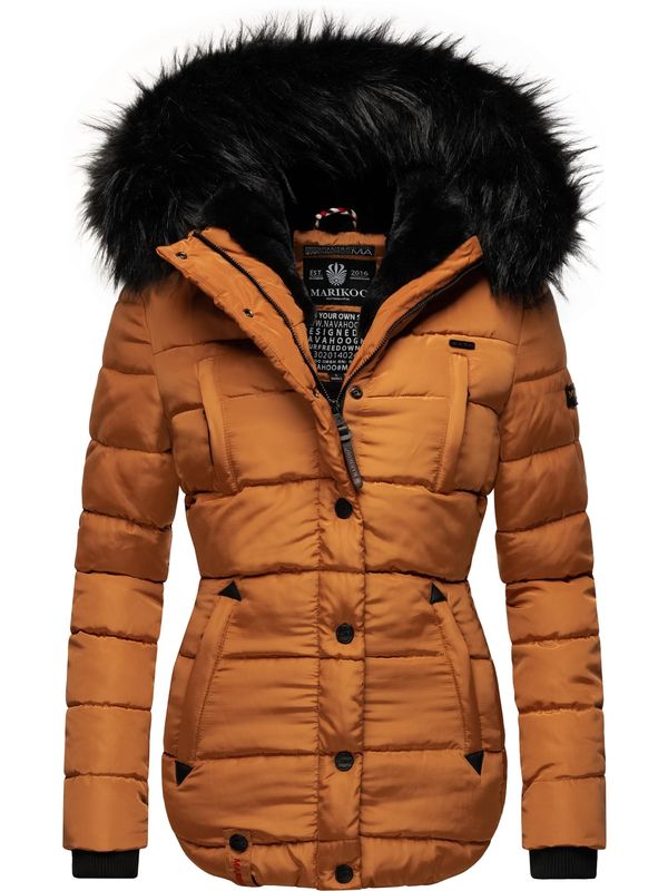 MARIKOO MARIKOO Зимно яке 'Lotusblüte'  коняк / черно