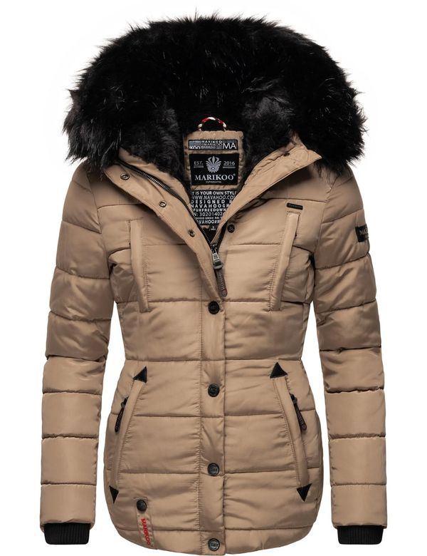MARIKOO MARIKOO Зимно яке 'Lotusblüte'  таупе сиво