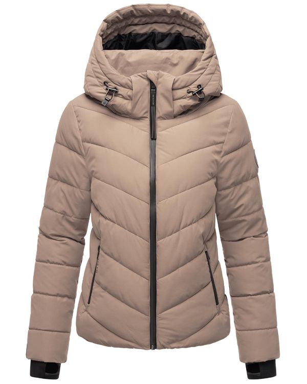 MARIKOO MARIKOO Зимно яке  таупе сиво / черно / бяло