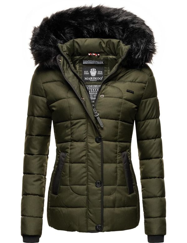 MARIKOO MARIKOO Зимно яке 'Unique'  маслина / черно