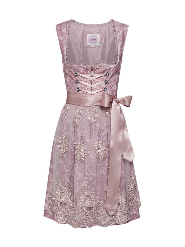 MARJO MARJO Рокля в стил Dirndl 'Ayou Nara'  бледоморав