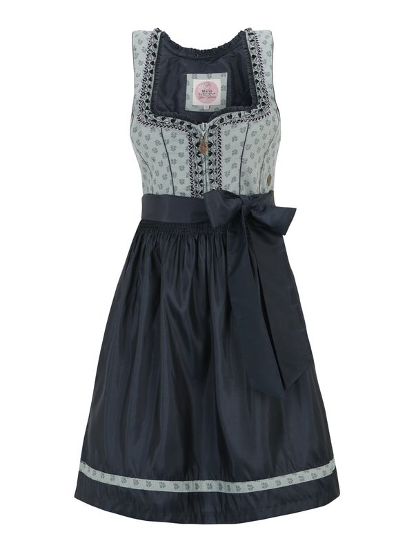 MARJO MARJO Рокля в стил Dirndl 'Melinda'  нейви синьо / пастелно синьо