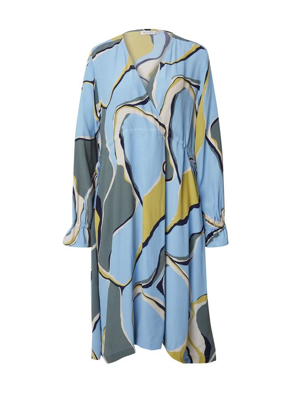 Masai Masai Рокля 'Norin'  бежово / светлосиньо / киви / черно