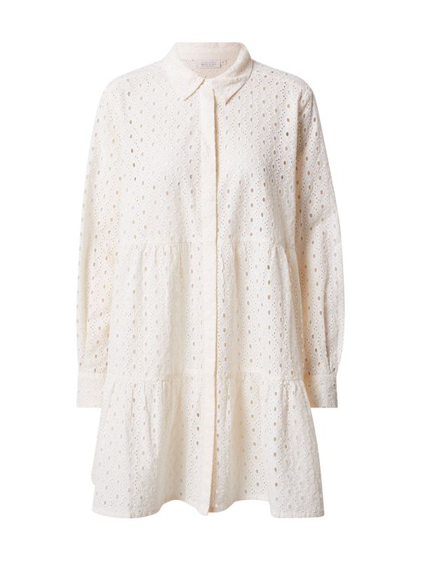 Masai Masai Рокля тип риза 'MAIlana'  перлено бяло