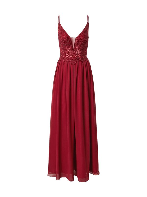 mascara mascara Вечерна рокля 'EMB'  винено червено