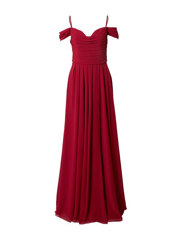 mascara mascara Вечерна рокля  винено червено