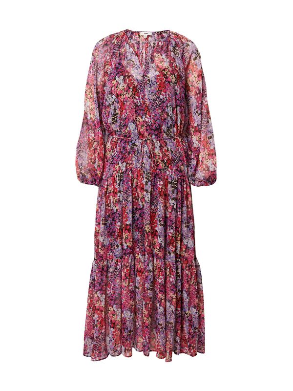 Mavi Mavi Рокля  бежово / лилав / циклама / червено