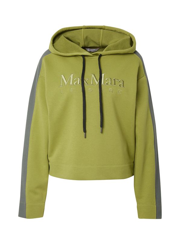 Max Mara Leisure Max Mara Leisure Суичър 'STADIO'  сиво / маслина