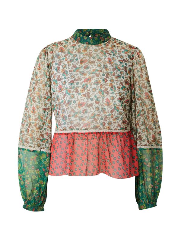 MAX&Co. MAX&Co. Блуза 'BARNI'  златистожълто / зелено / червено / бяло