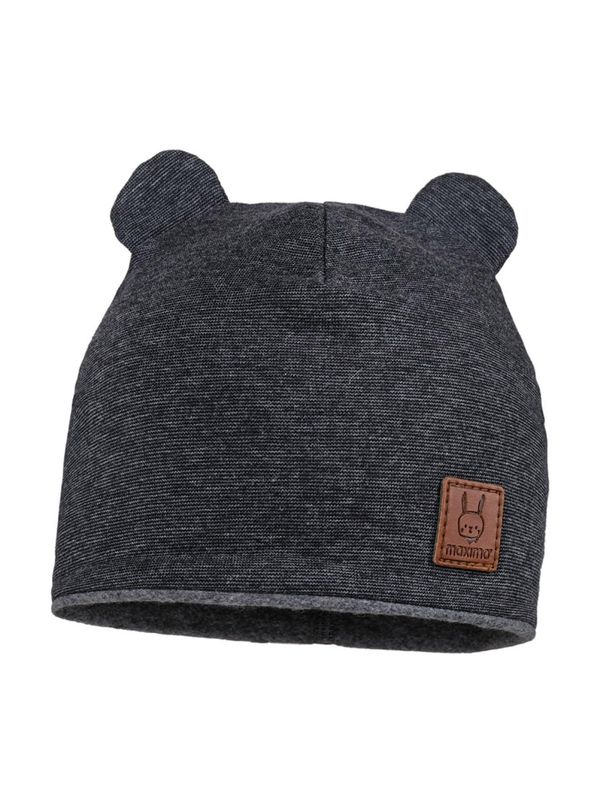 MAXIMO MAXIMO Шапка  кафяво / черен меланж