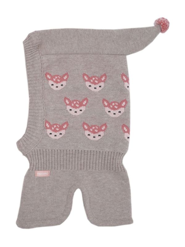 MAXIMO MAXIMO Шапка  кремаво / бежово меланж / сьомга / черно