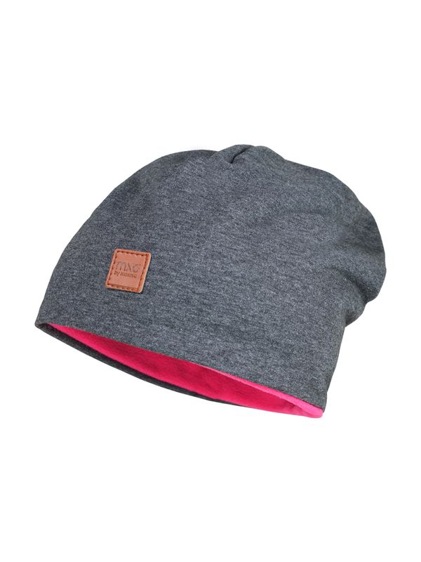 MAXIMO MAXIMO Шапка 'Luan'  кафяво / сив меланж / розово