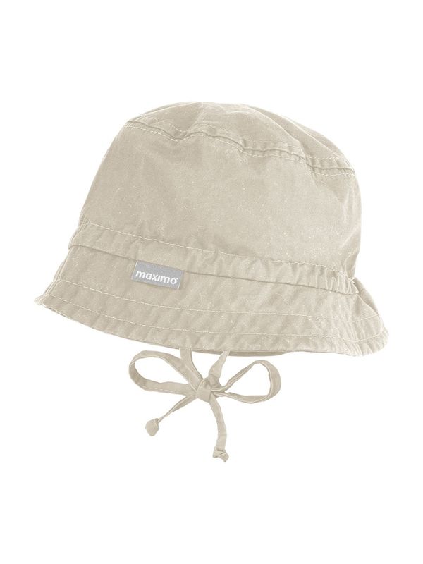MAXIMO MAXIMO Шапка с периферия  екрю / тъмносиво / бяло