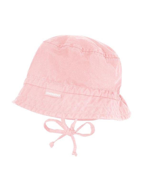 MAXIMO MAXIMO Шапка с периферия  пастелно червено / бяло